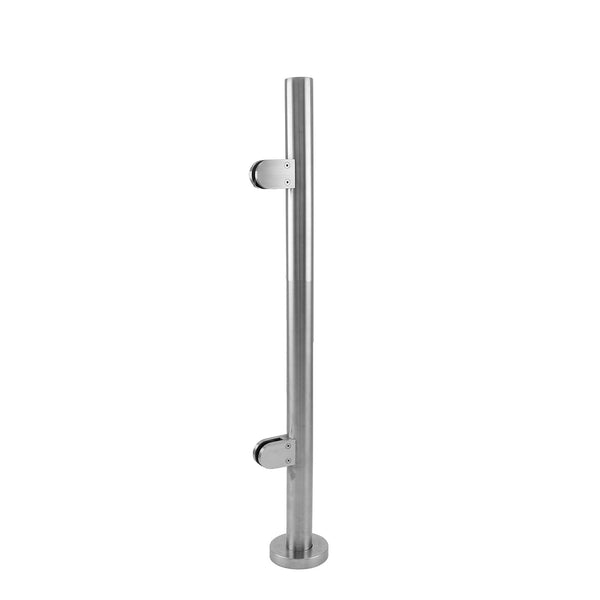 Stainless Steel Balustrade, End Post, 90cm H
