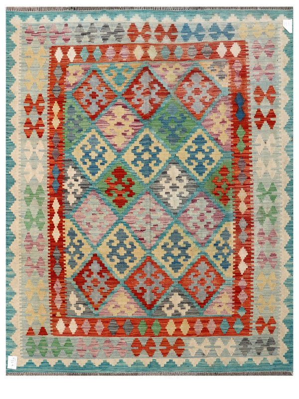 Maimana Afghanistan Kilim Rug - 195 x152 cm