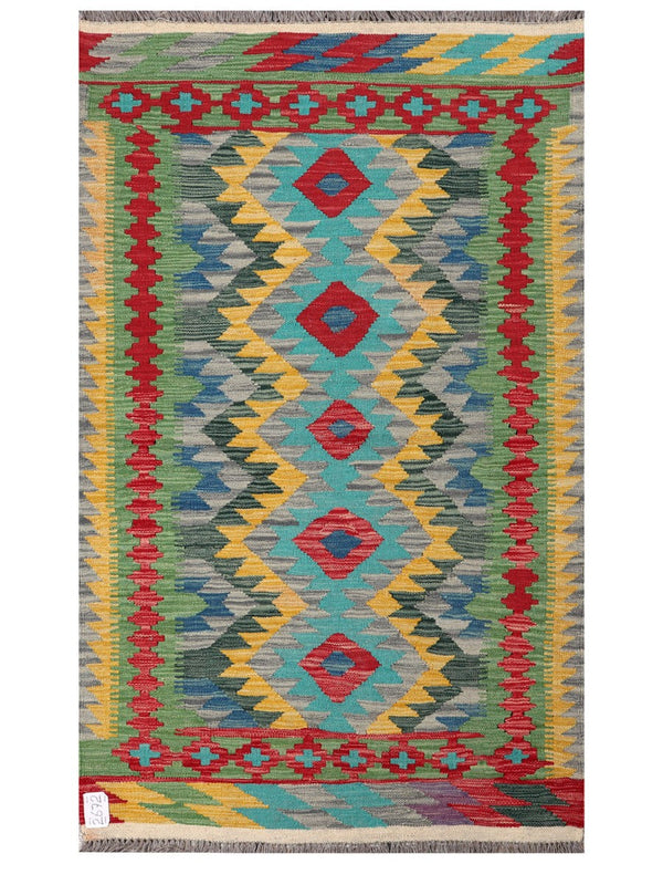 Maimana Afghanistan Kilim Rug - 153 x92 cm