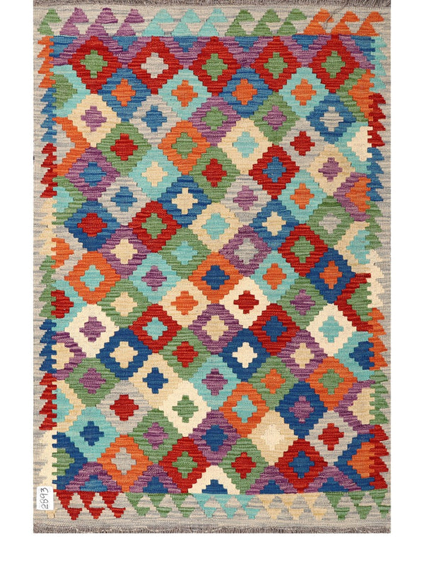 Maimana Afghanistan Kilim Rug - 150 x99 cm