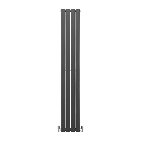 Designer Flat Panel Radiators Anthracite Grey 1800mm x 280mm