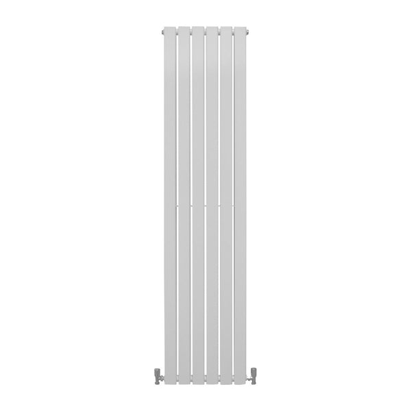 Designer Flat Panel Radiators Gloss White 1800mm x 420mm
