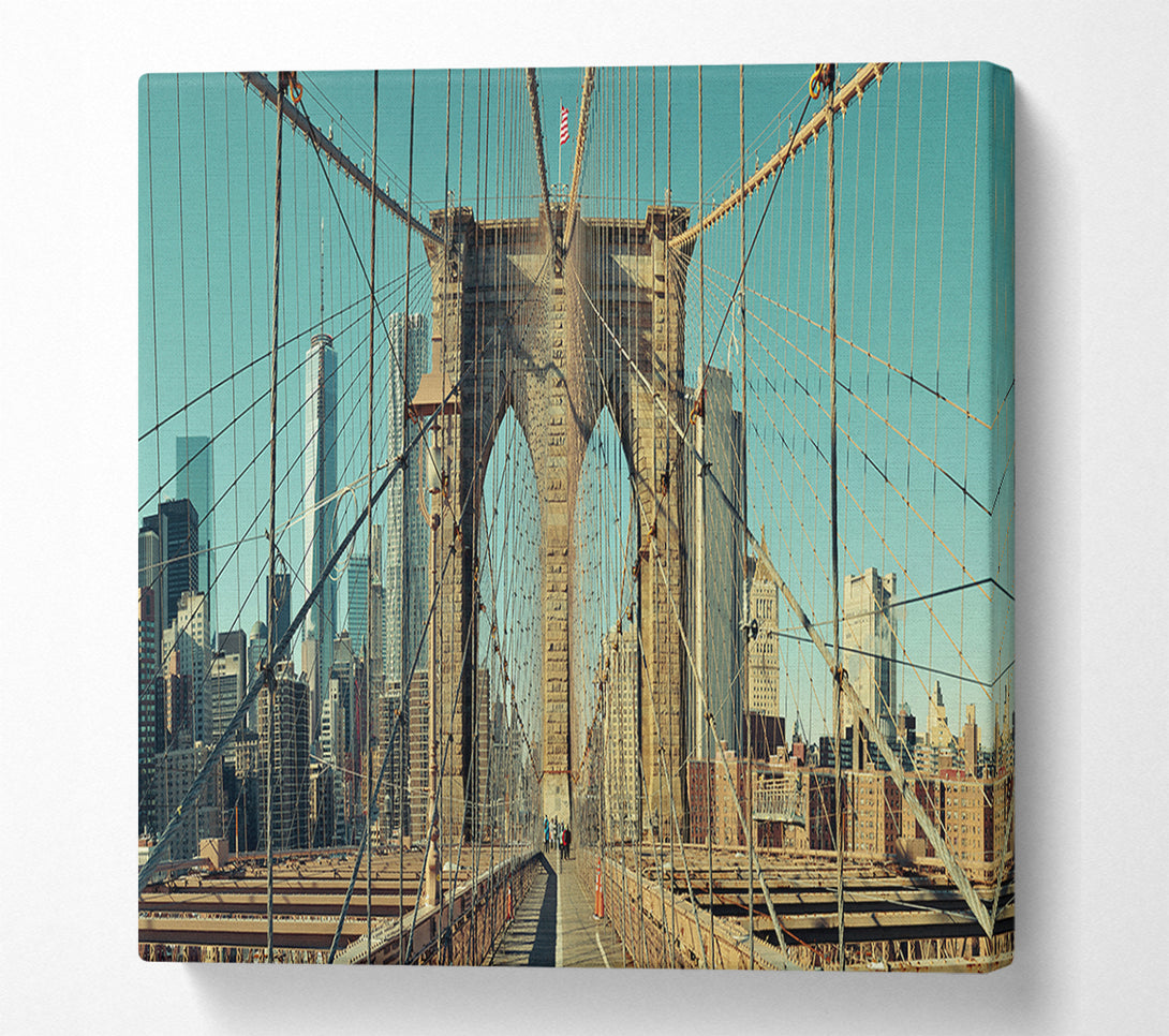  A Canvas Print of Amazing NYC Bridge Canvas Wall Art