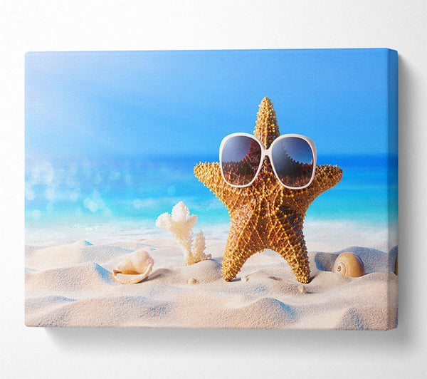  A Canvas Print of Cool Starfish Canvas Print