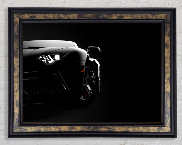Sleek Car Design Framed Print