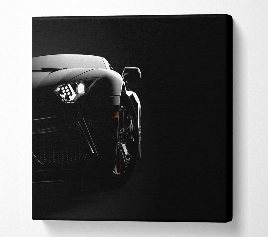  A Canvas Print of Sleek Car Design Canvas Art