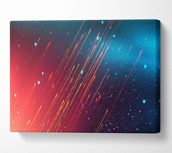  A Canvas Print of Lightbeam through the blues Canvas Print