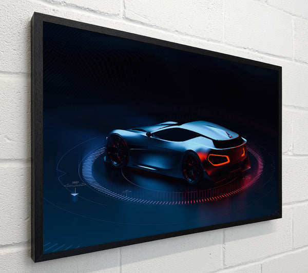 Full Spin futuristic car