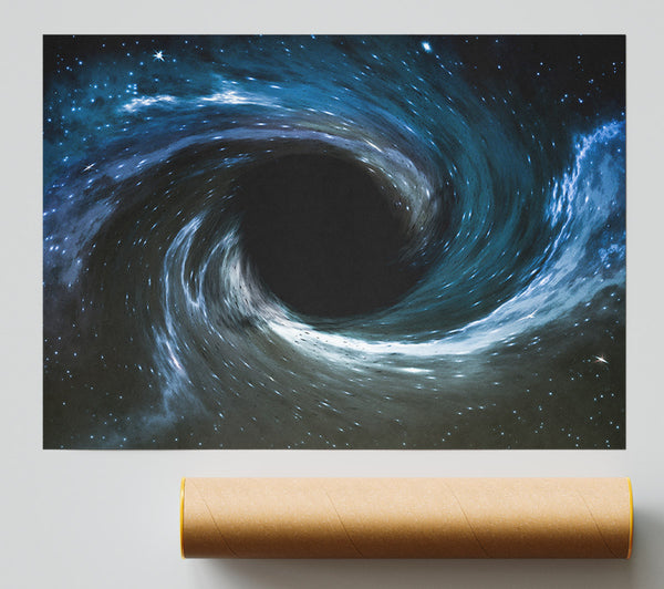 Vortex In Space Black Hole Giclee Print