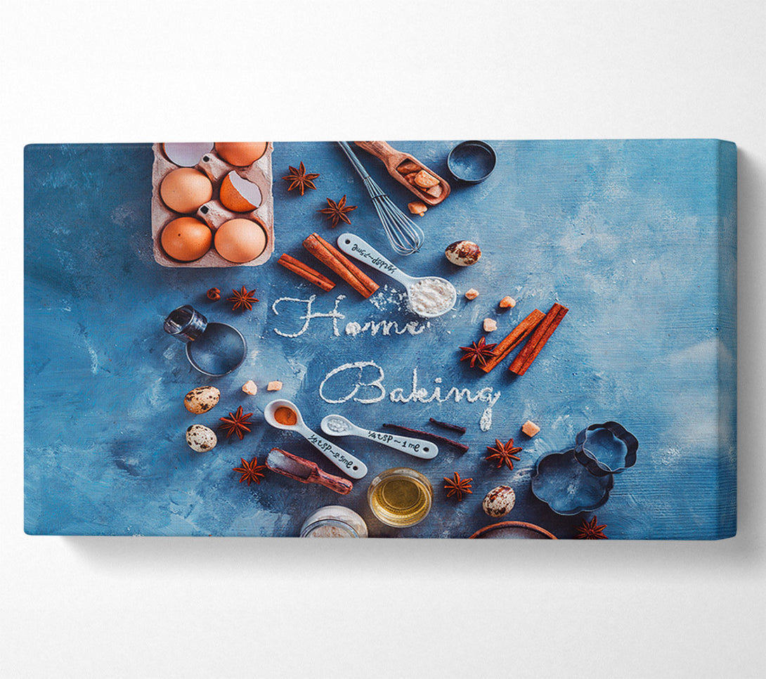  A Canvas Print of Home baking in flour Canvas Art