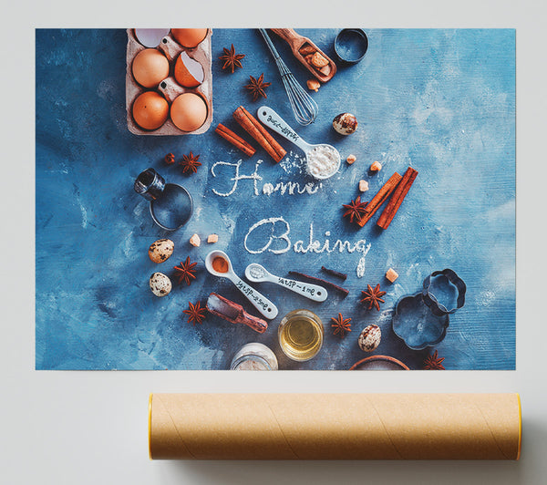Home Baking In Flour Print