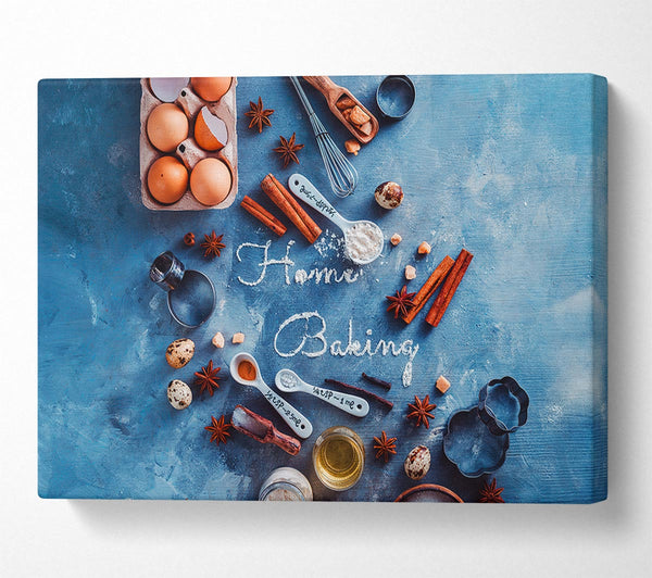  A Canvas Print of Home baking in flour Canvas Art