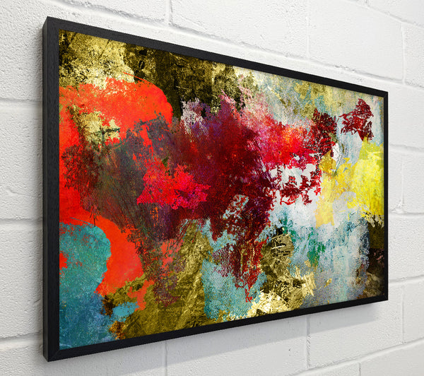 Abstract World grunge map