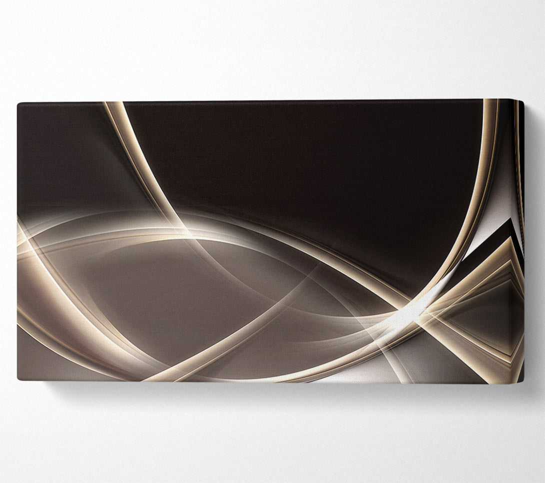  A Canvas Print of Streams of motion sepia Canvas Wall Art