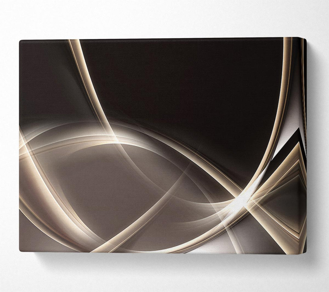  A Canvas Print of Streams of motion sepia Canvas Wall Art