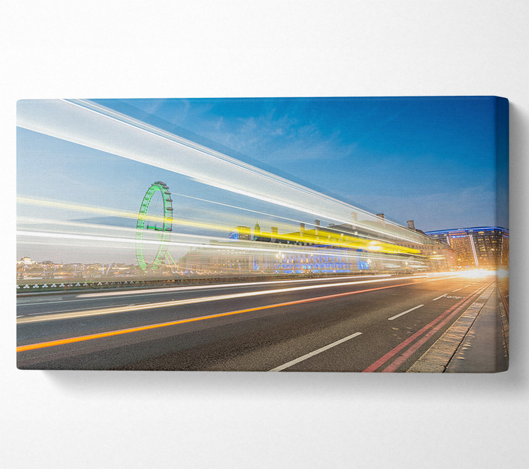  A Canvas Print of London Bridge Stream of light Canvas Wall Art