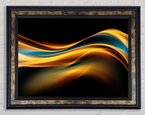 Flow of liquid light Framed Print
