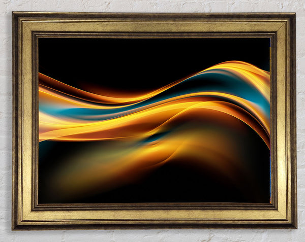 Flow of liquid light Framed Print