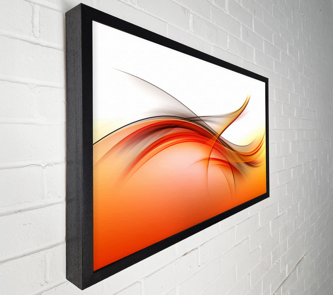  A Canvas Print of Fire abstract swirls Canvas Wall Art