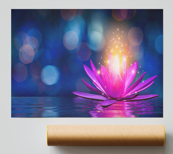Spores Of Light From A Lilly Print