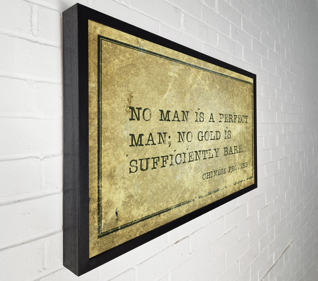  A Canvas Print of Chinese Proverb saying Canvas Art