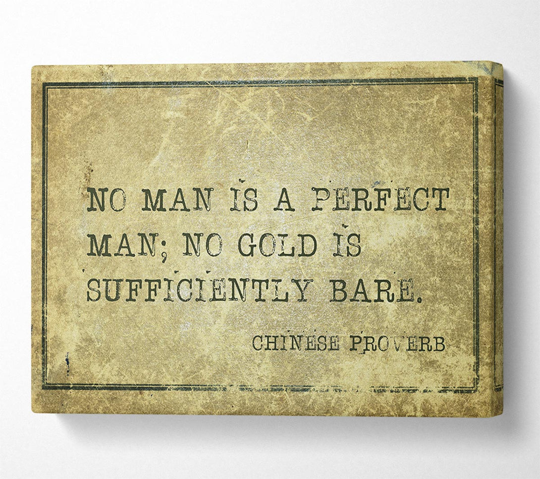  A Canvas Print of Chinese Proverb saying Canvas Art