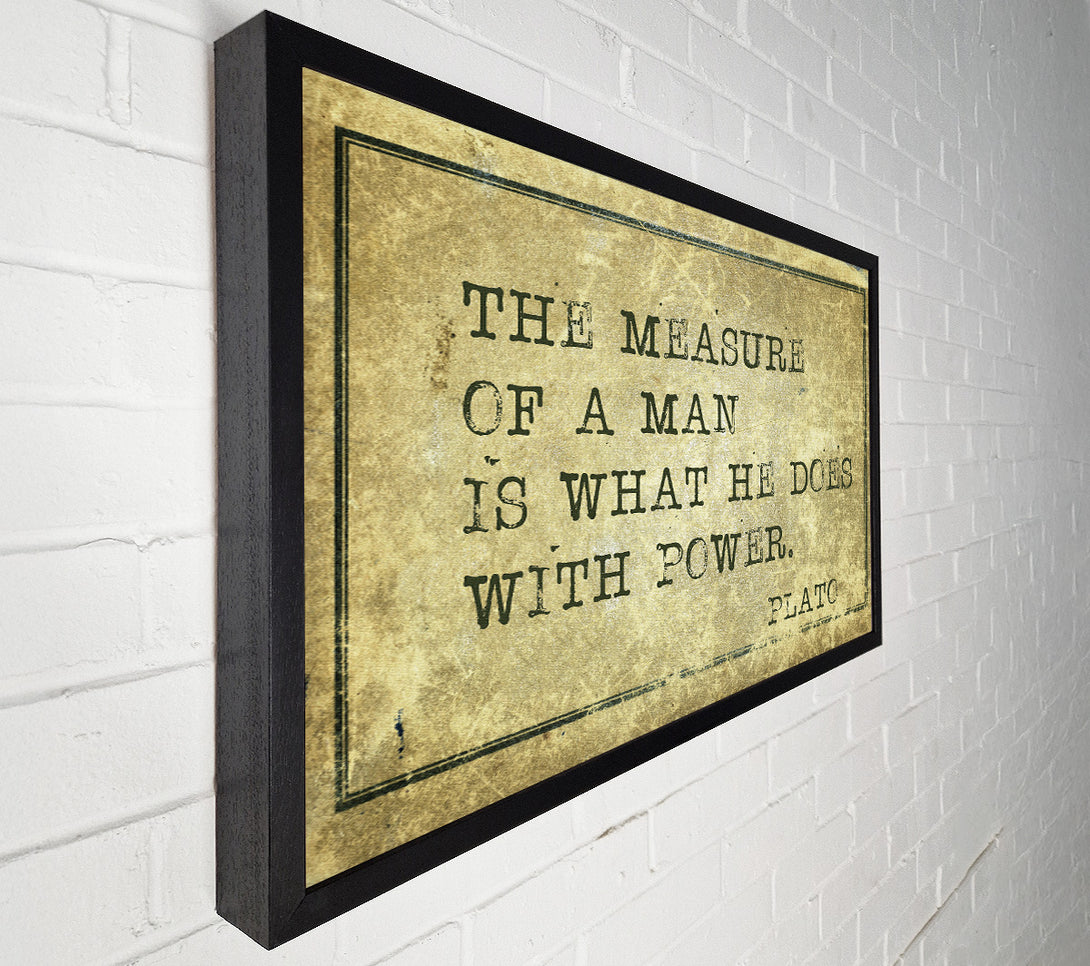  A Canvas Print of Plato Quote 2 Canvas Print