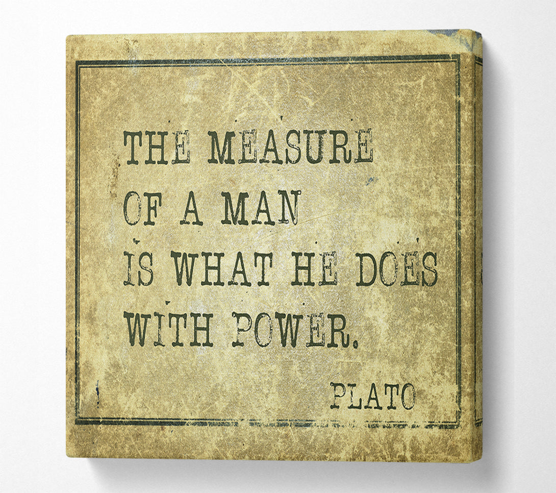  A Canvas Print of Plato Quote 2 Canvas Print