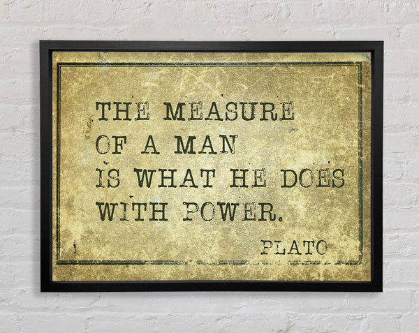Plato Quote 2 Framed Print