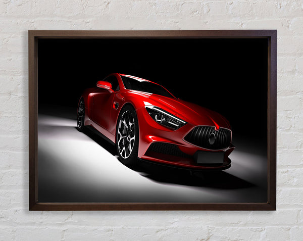 Mean looking Supercar Framed Print