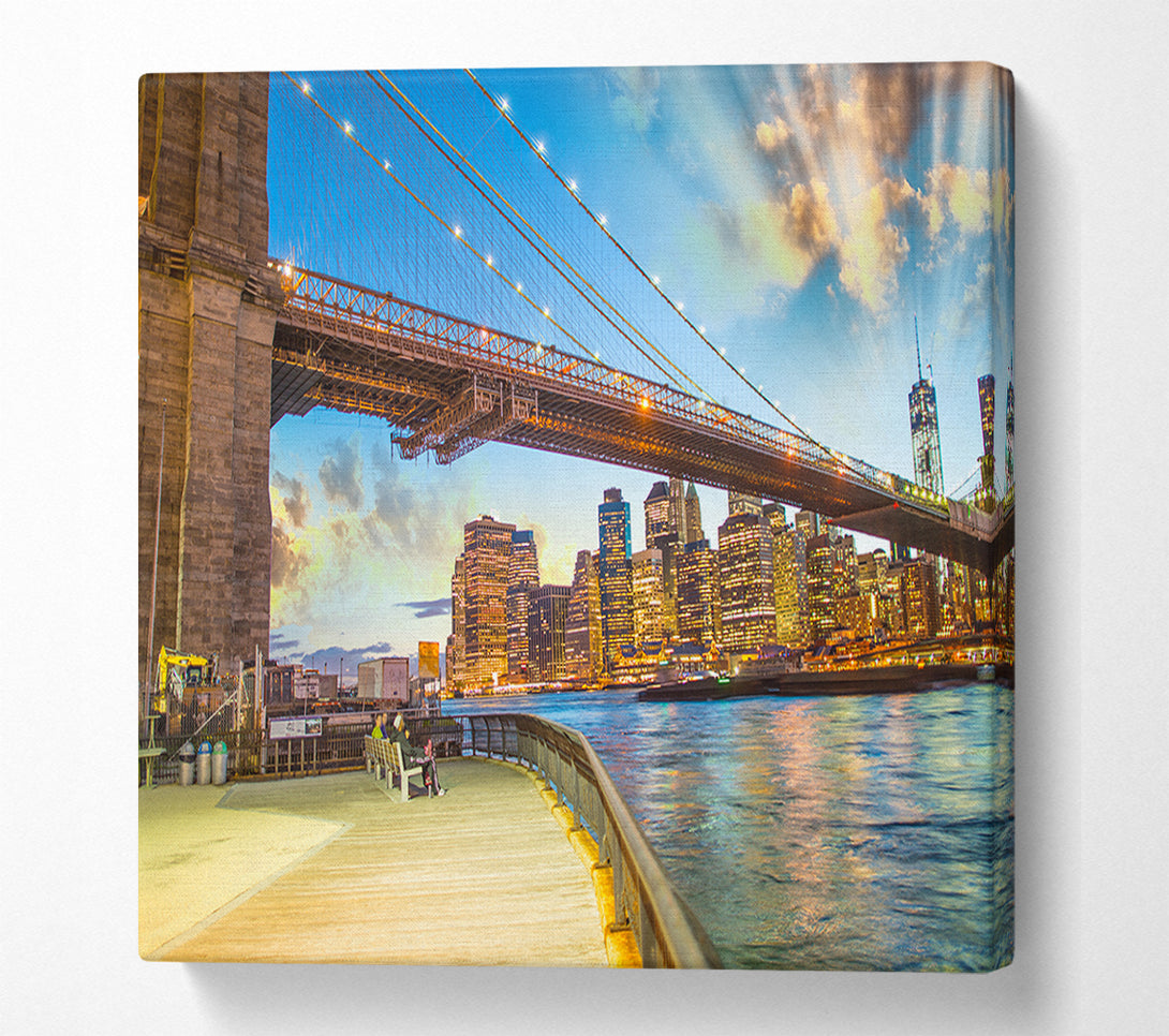  A Canvas Print of Up close and personal New york Canvas Print