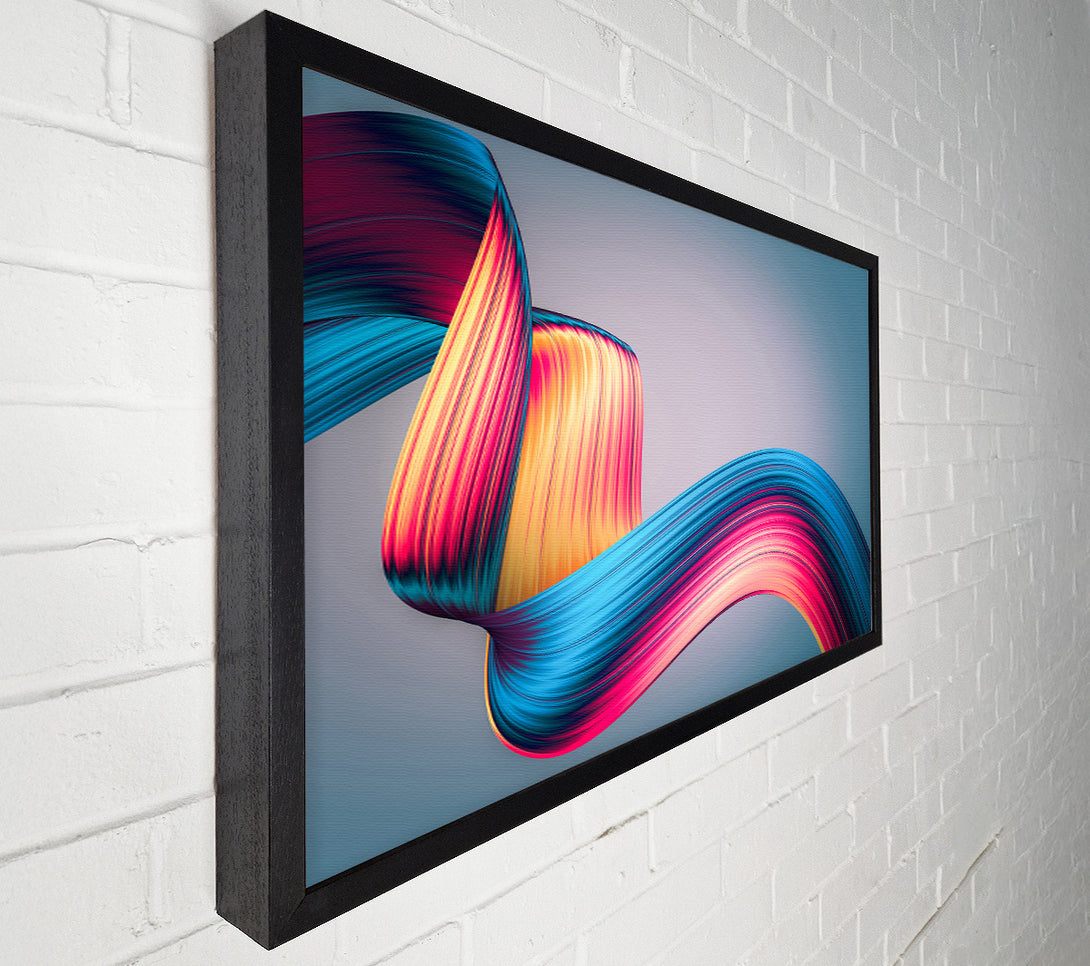  A Canvas Print of Ribbon of colour and light Canvas Print