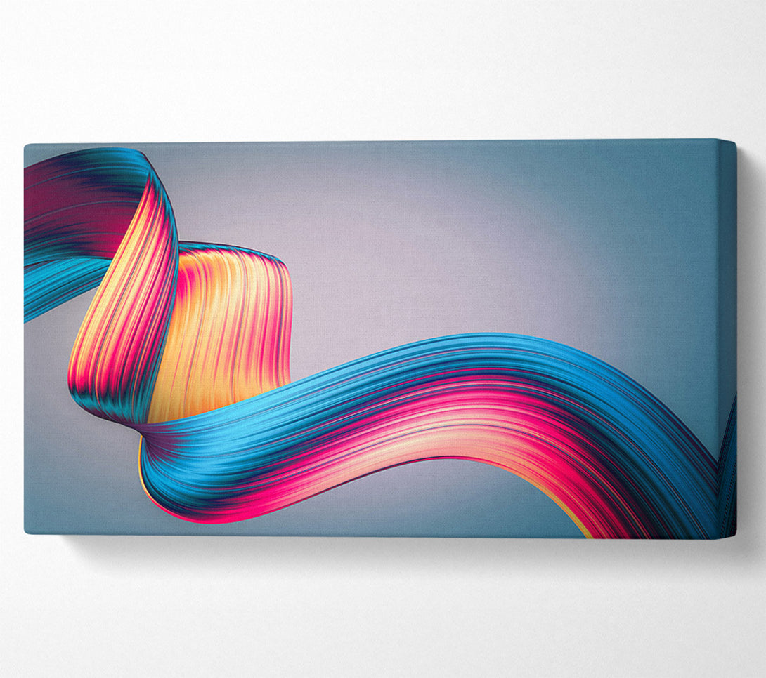  A Canvas Print of Ribbon of colour and light Canvas Print