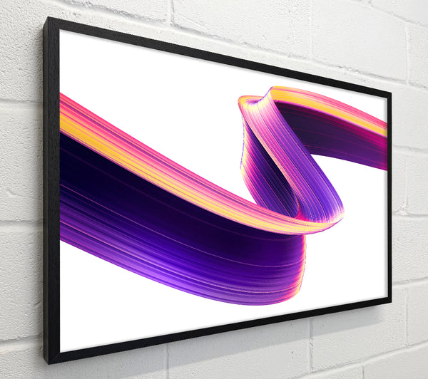 Purple Ribbon swirl