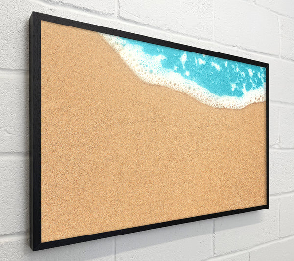 Sand and sea meet