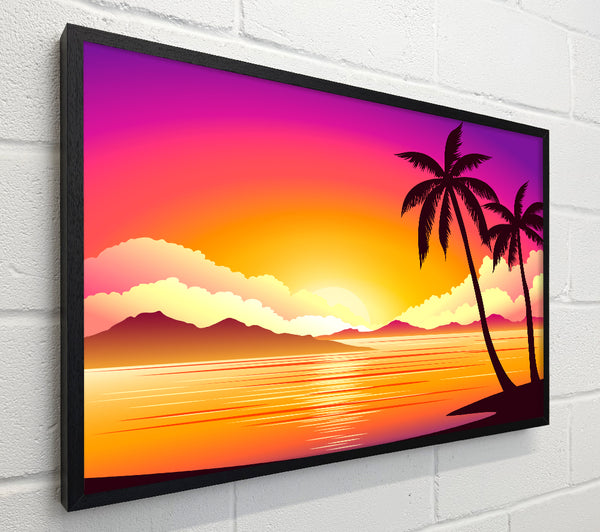 Paradise Illustration beach