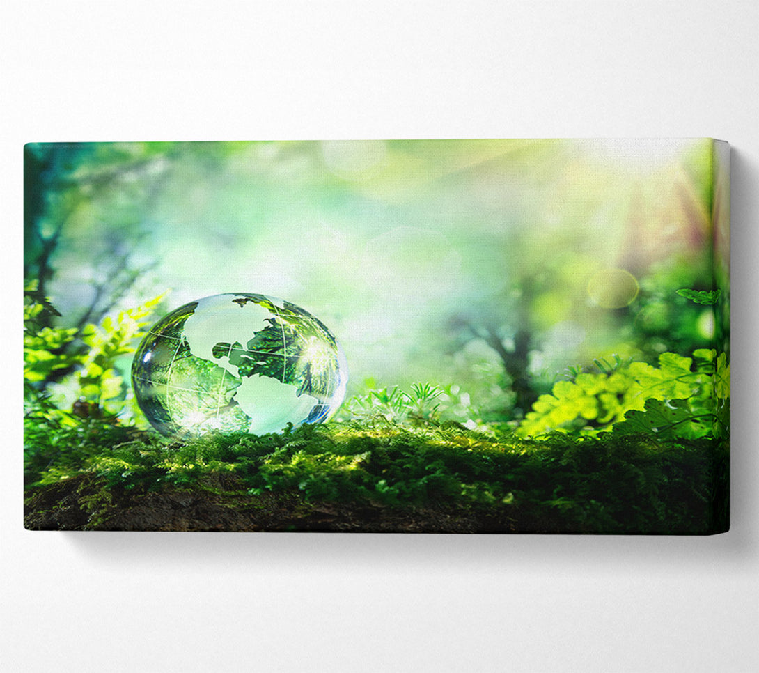  A Canvas Print of Droplet of the earth Canvas Print