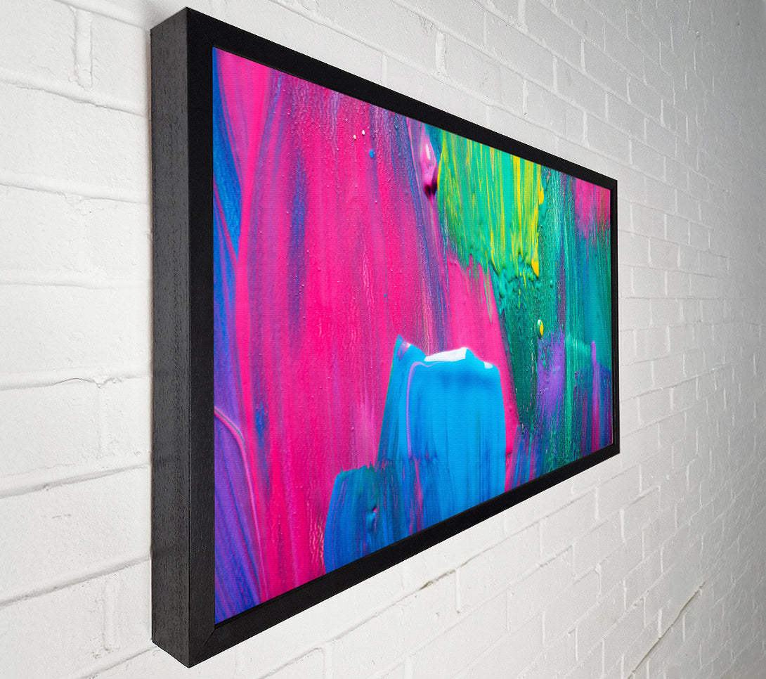  A Canvas Print of Bold paint strokes Canvas Wall Art