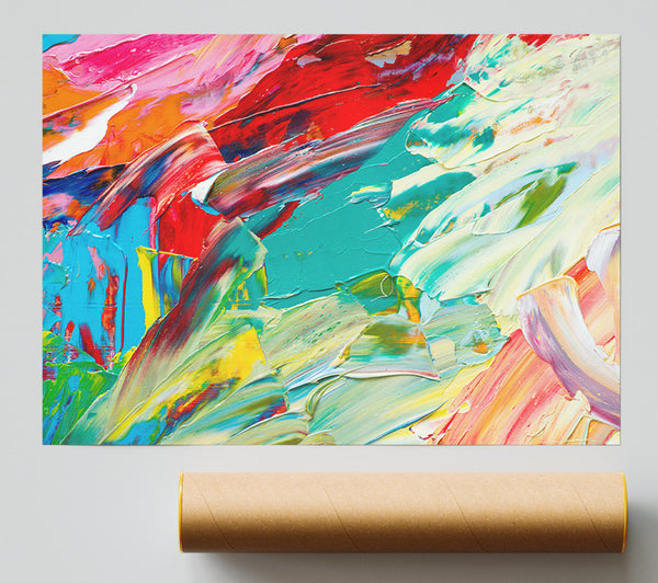 Textured Paints Print