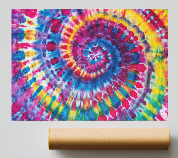 Spiral Tie Dye Print