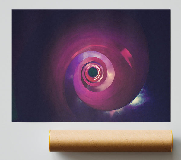 Sinking Down The Purple Hole Giclee Print