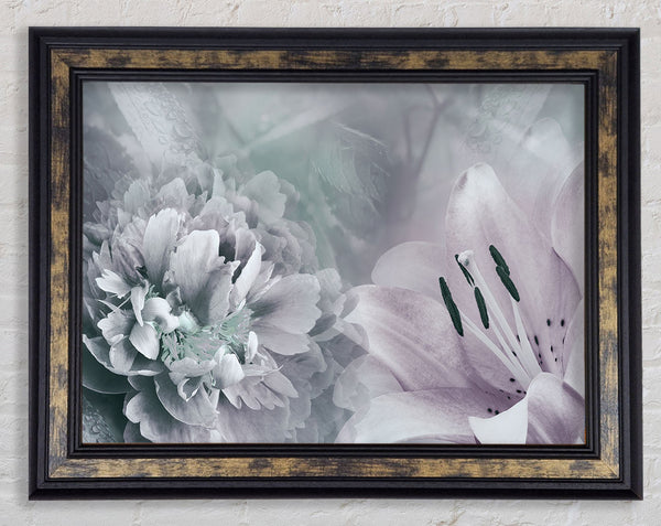 Flower Montage Framed Print