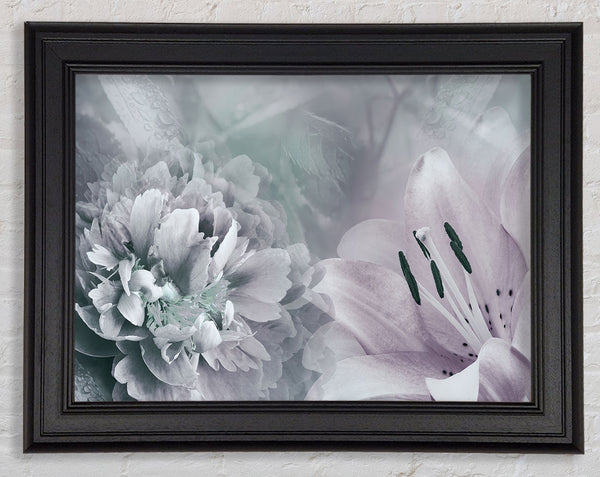 Flower Montage Framed Print