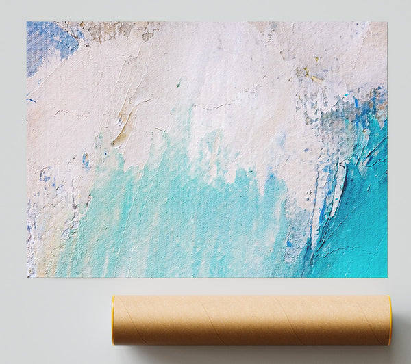 Plastered Colour Wall Print