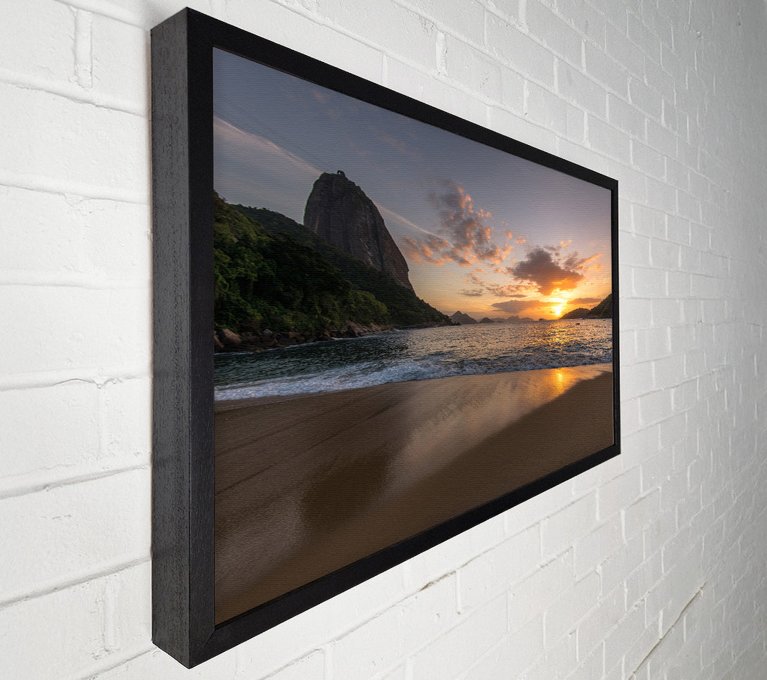  A Canvas Print of Spectaclar view at the beach Canvas Art