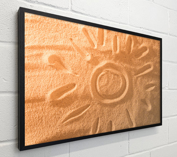 Sunset in the sand