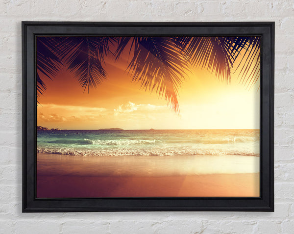 Dreamy sunny break Framed Print