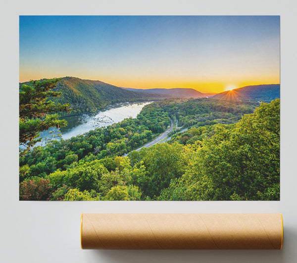 Highway Through The Jungle Print