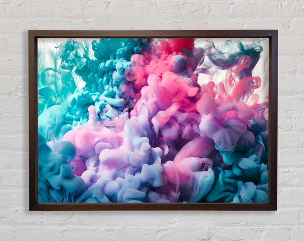 Clouds of colour Framed Print