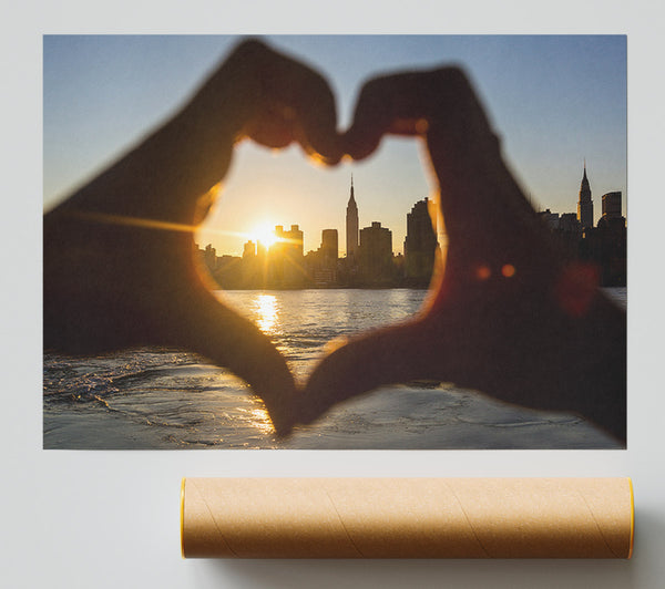 Love Hands City Print